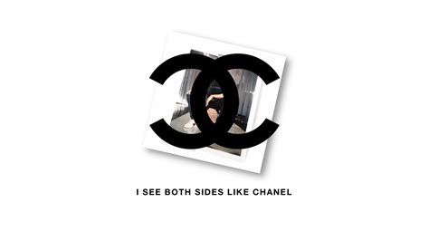 see both sides like chanel.